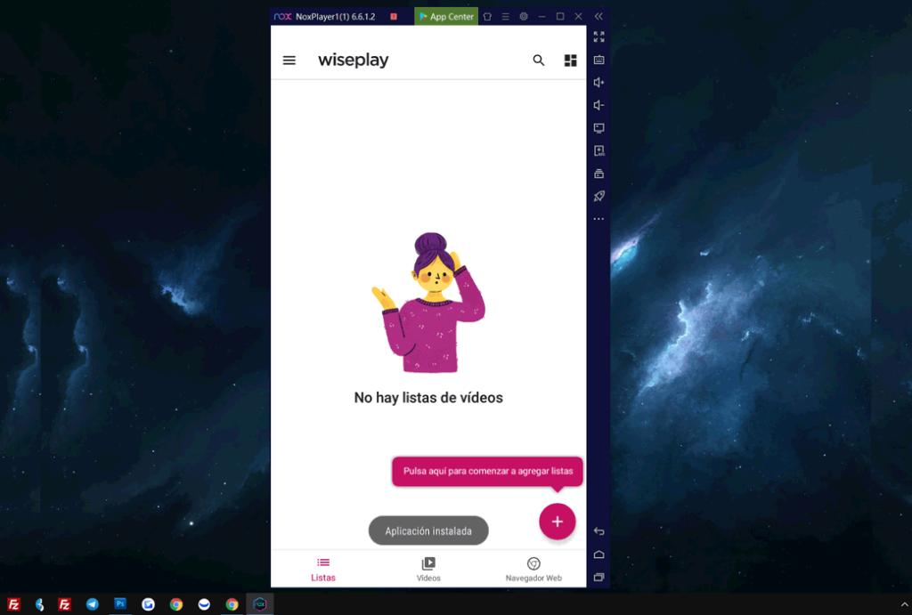 wiseplay en emulador android
